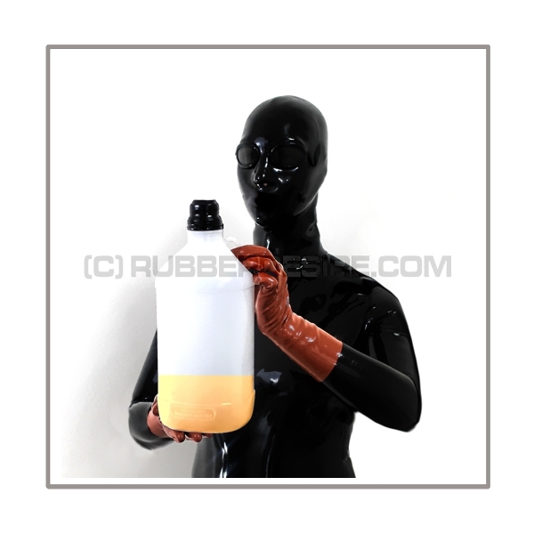 Inhalator-set SMELL-TWO-R-G silent-mode with breathing-reduction-adaptor, rebreathing-bag, 2 litre aroma-container and flexible medical-tube with gasmask-connector-thread